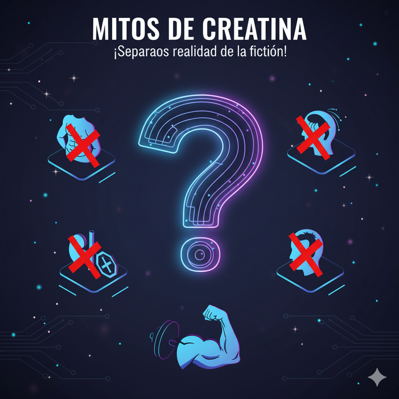 3 Mitos sobre la creatina que debes dejar de creer hoy mismo 🚫🙅‍♂️