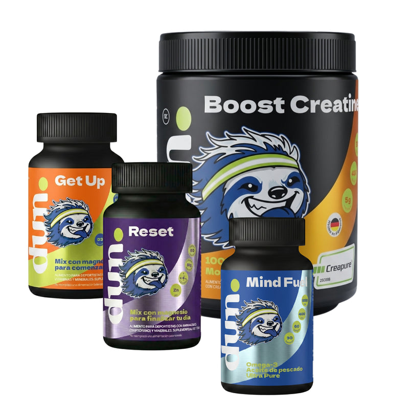 Creatina + Magnesio bisglicinato + Omega-3